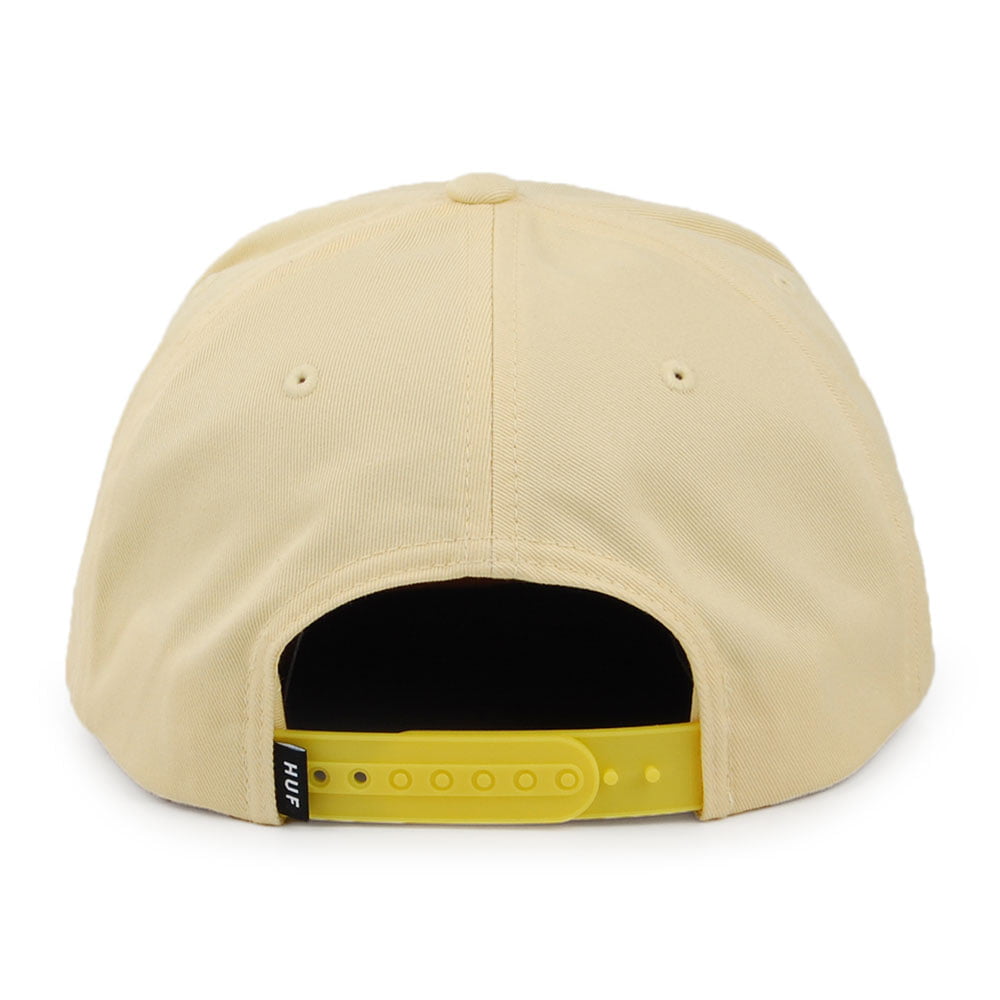Casquette Snapback Triple Triangle citron HUF