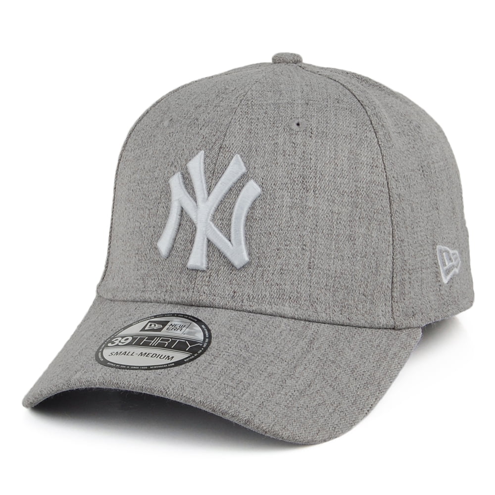 Casquette 39THIRTY MLB Heather New York Yankees gris NEW ERA