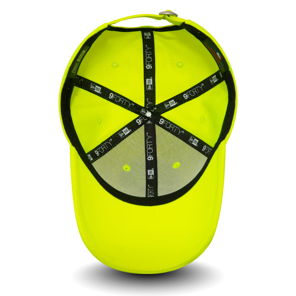 Casquette 9FORTY MLB League Essential New York Yankees jaune fluo NEW ERA