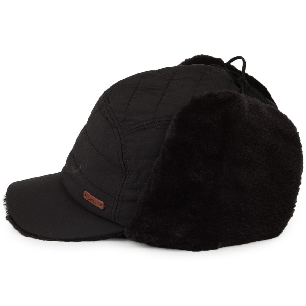 Casquette avec Protège-Oreilles en Fausse Fourrure Meddison noir BARTS