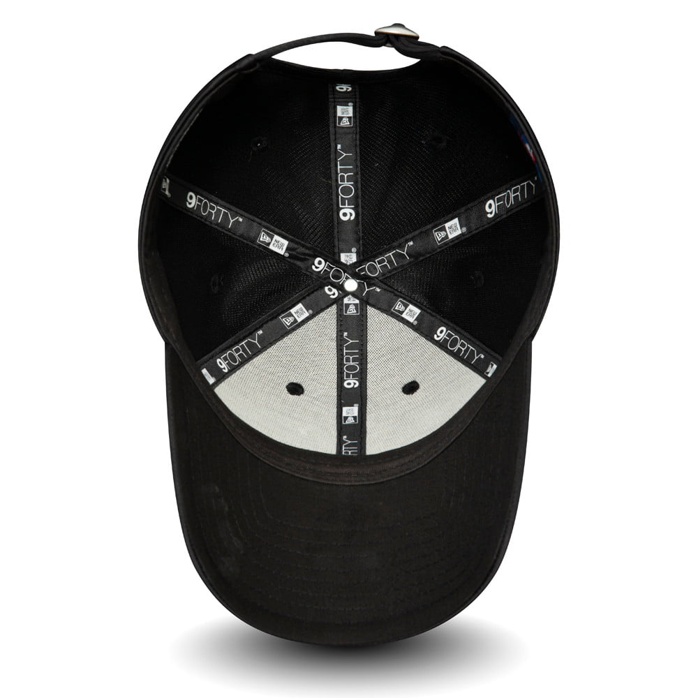Casquette Femme 9FORTY MLB Satin New York Yankees noir NEW ERA