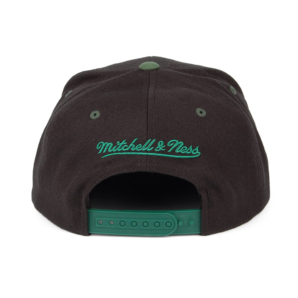 Casquette Snapback NBA Arch 2 Tone Milwaukee Bucks noir-vert MITCHELL & NESS