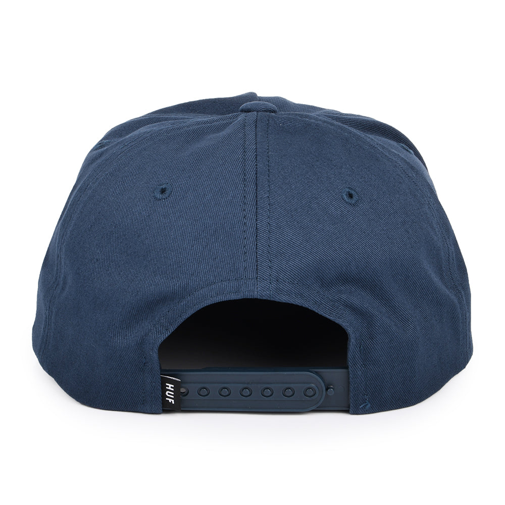 Casquette Snapback Non Structurée Triple Triangle bleu marine HUF