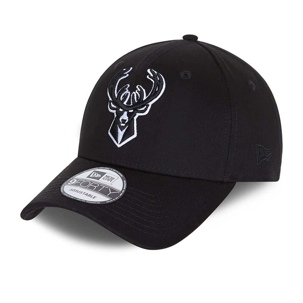 Casquette Snapback 9FORTY NBA Black Base Milwaukee Bucks noir NEW ERA