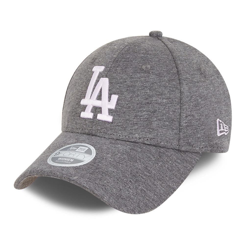 Casquette Femme 9FORTY MLB Jersey Essential L.A. Dodgers gris NEW ERA
