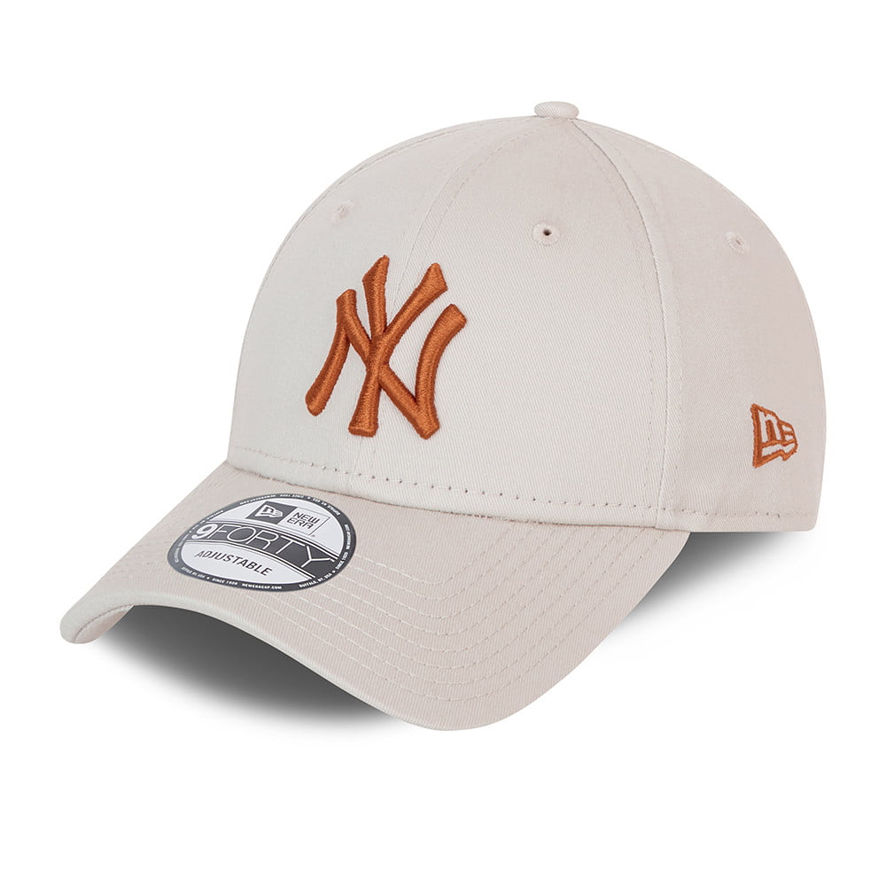 Casquette 9FORTY MLB League Essential New York Yankees pierre-toffee NEW ERA