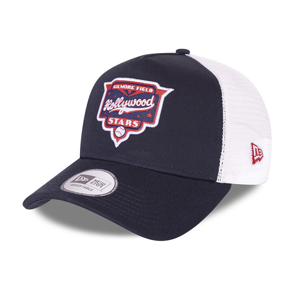 Casquette Trucker A-Frame Minor League Patch Hollywood Stars bleu marine NEW ERA