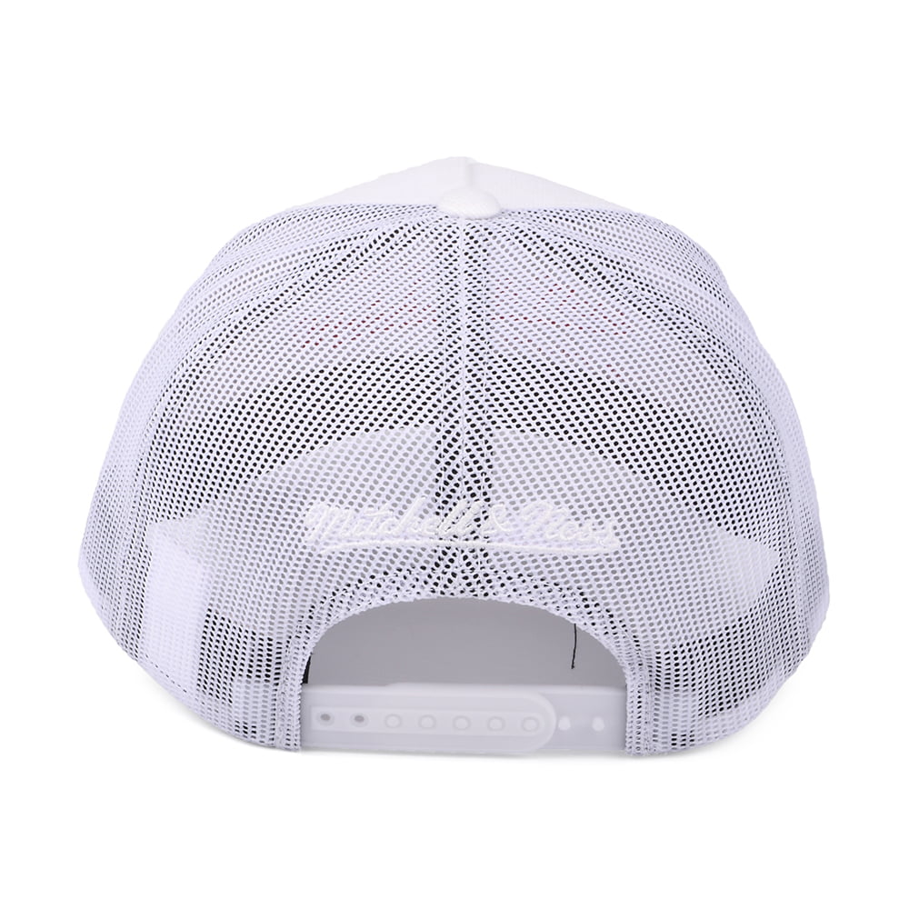 Casquette Trucker Branded Box Logo Classic blanc MITCHELL & NESS