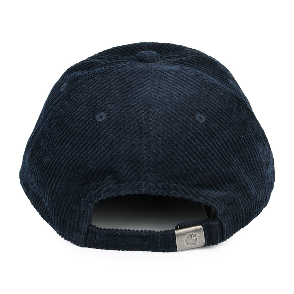 Casquette en Velours Côtelé Harlem bleu marine-bleu CARHARTT WIP