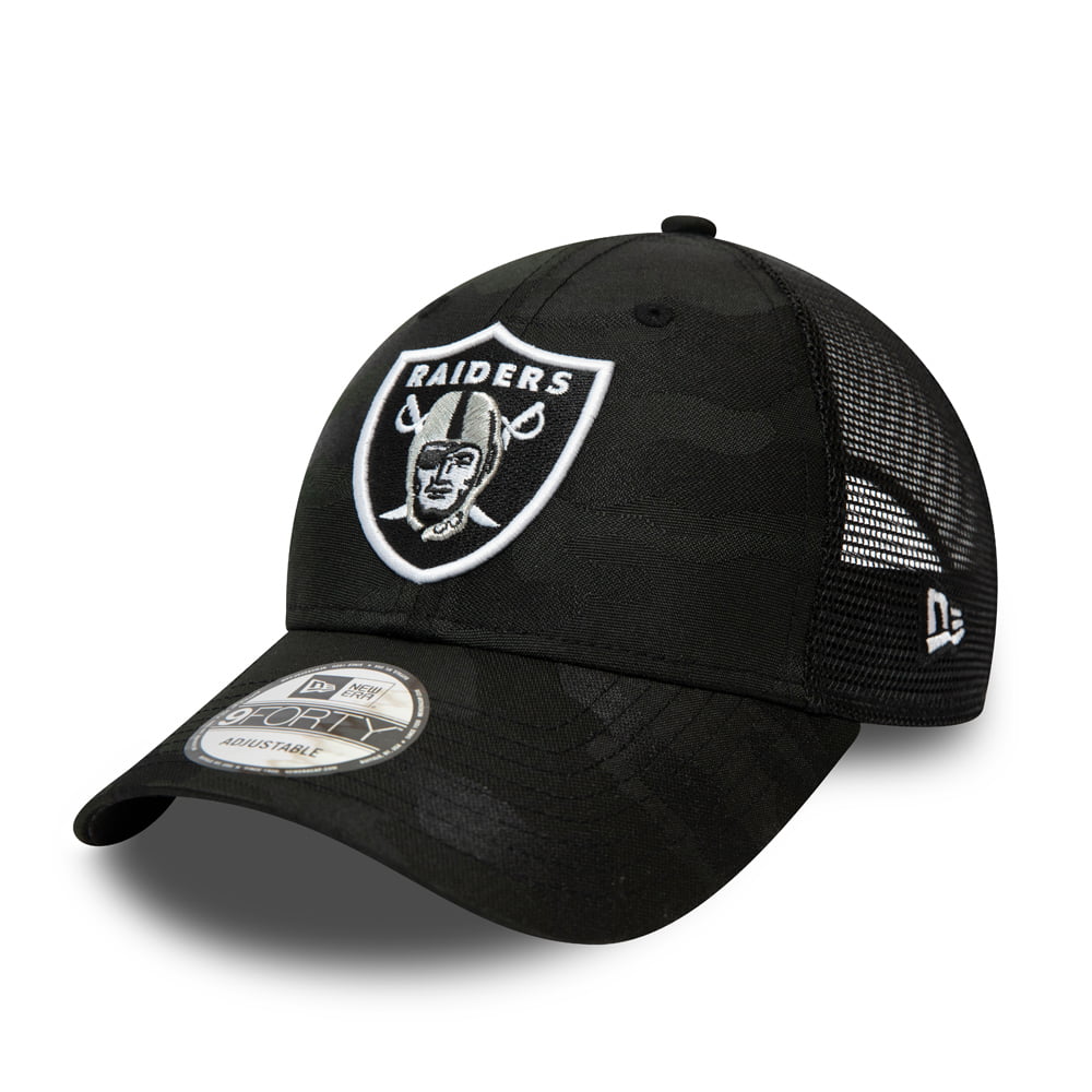 Casquette Trucker 9FORTY NFL Home Field Las Vegas Raiders noir NEW ERA