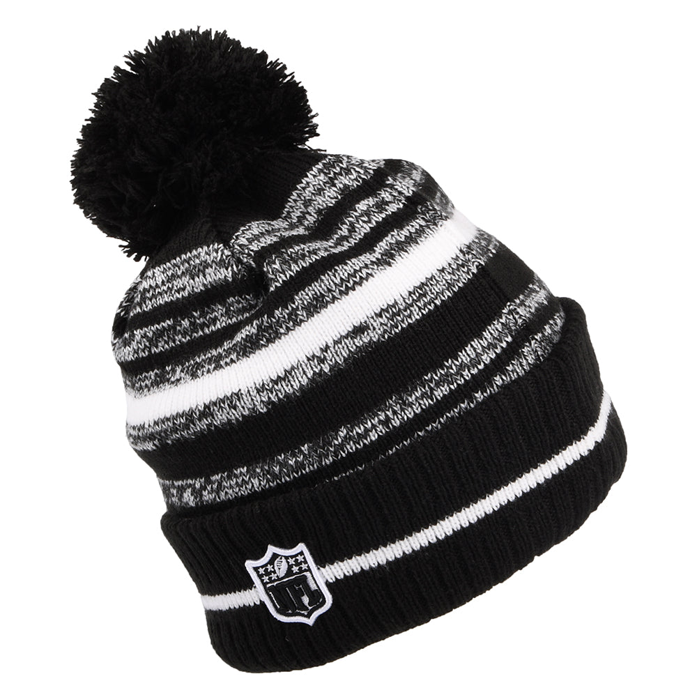 Bonnet à Pompon NFL Sport Knit Minnesota Vikings noir-blanc NEW ERA
