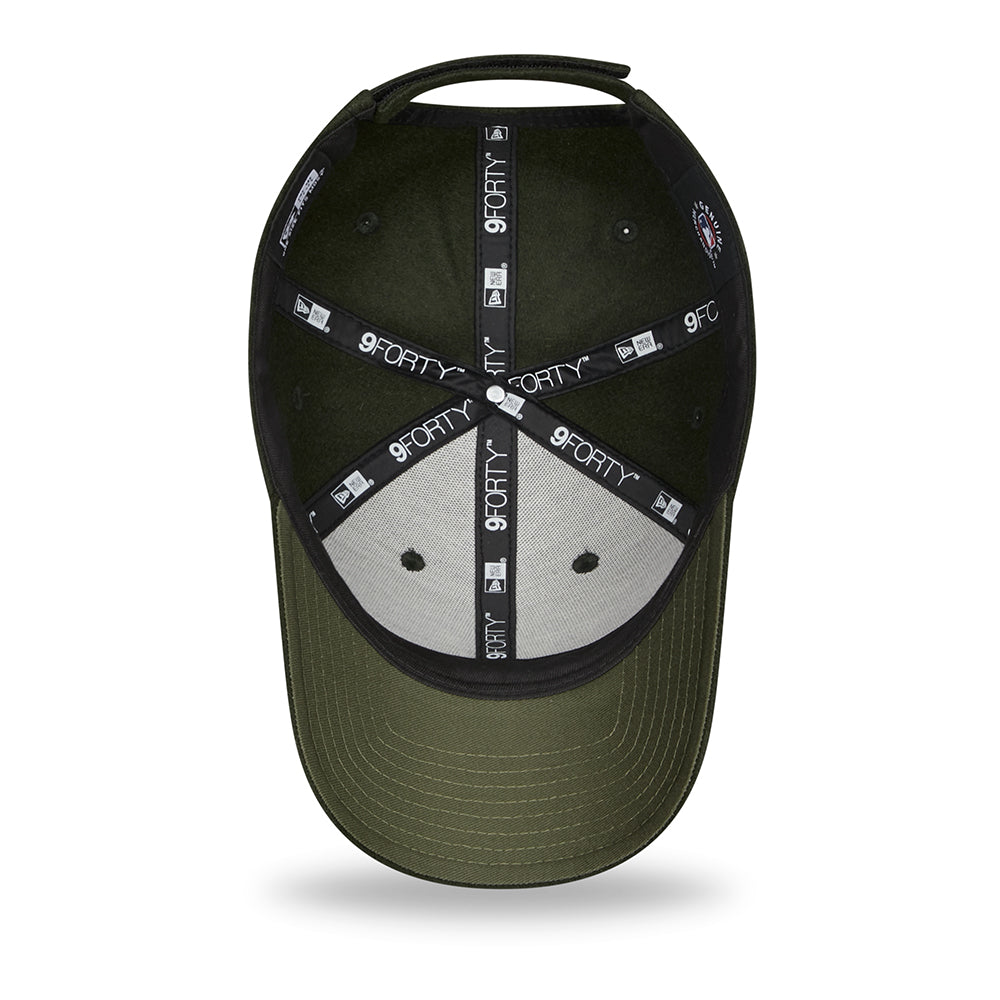 Casquette 9FORTY MLB Winterized The League New York Yankees olive NEW ERA