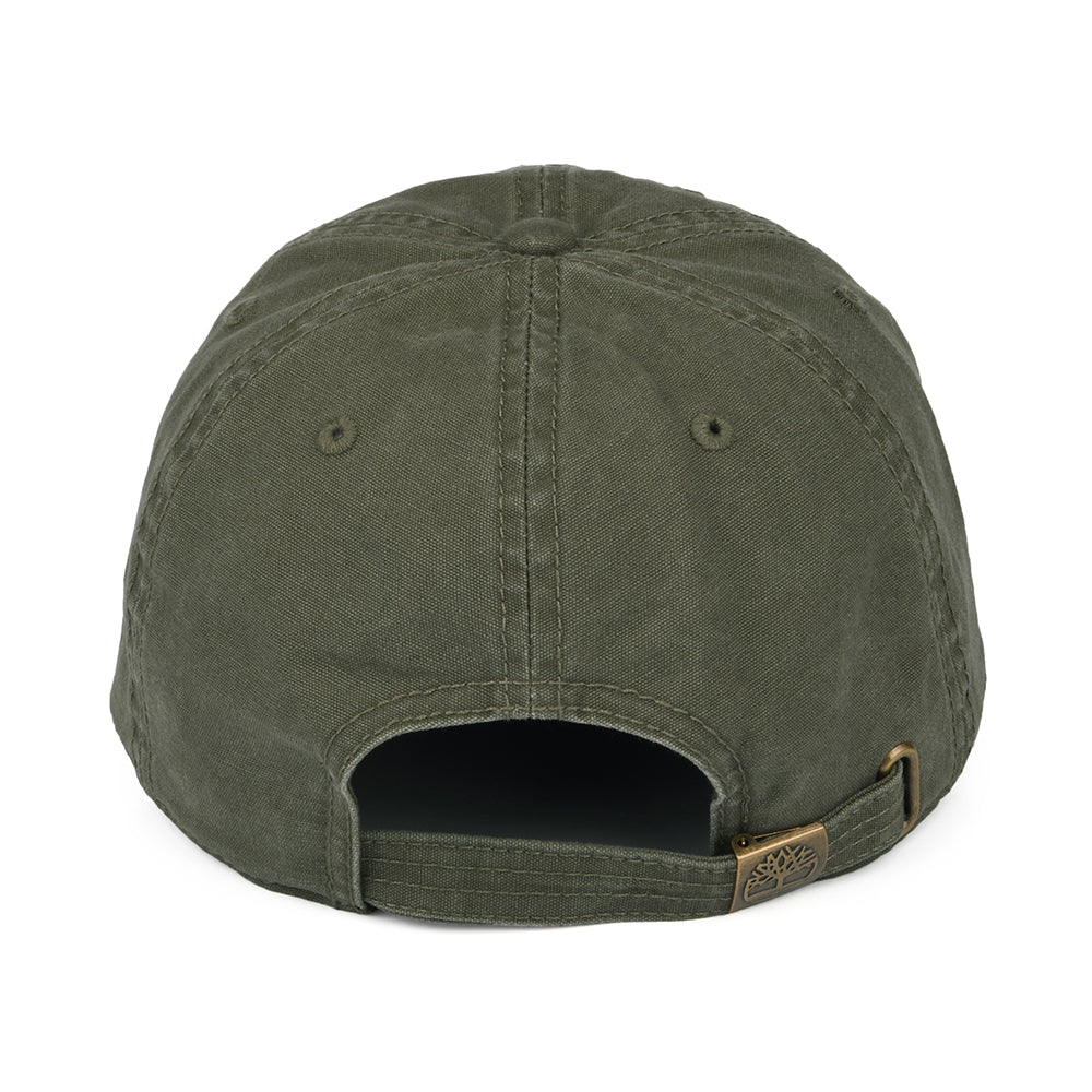 Casquette en Toile de Coton Cooper Hill olive foncé TIMBERLAND