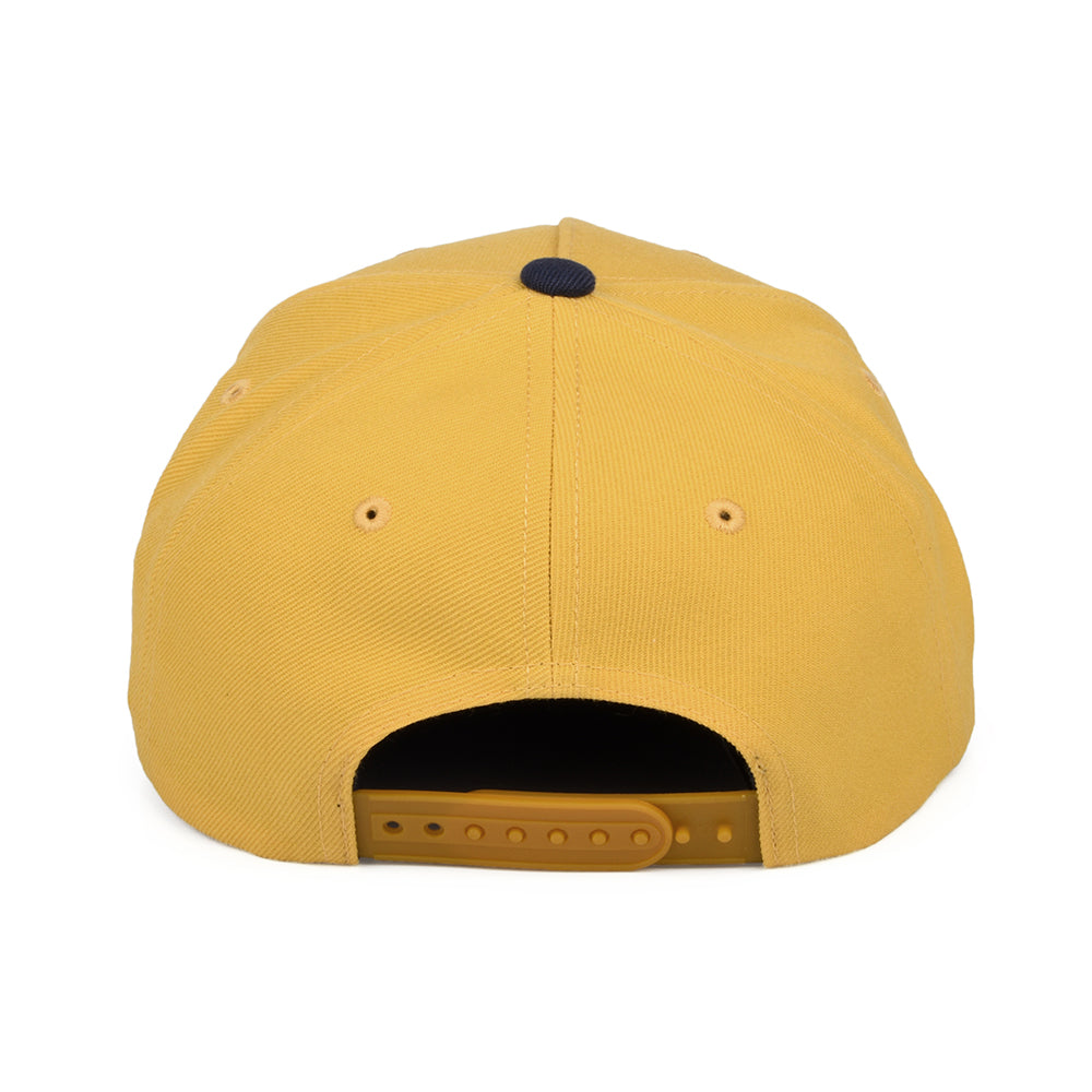 Casquette Snapback Crest C NetPlus MP jaune-bleu marine BRIXTON