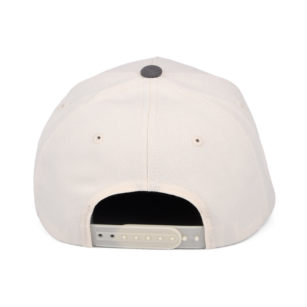 Casquette Snapback Crest C NetPlus MP blanc cassé-gris BRIXTON