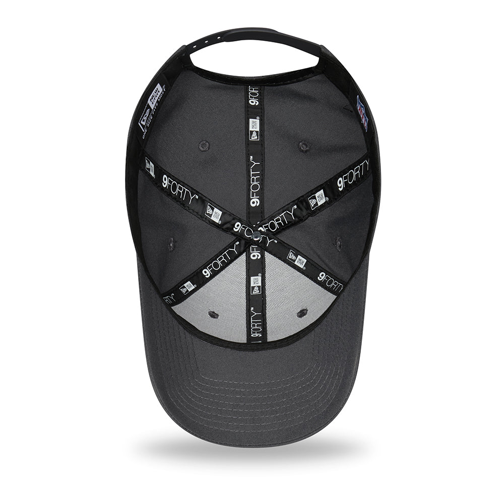 Casquette 9FORTY NFL Monochrome Las Vegas Raiders graphite NEW ERA