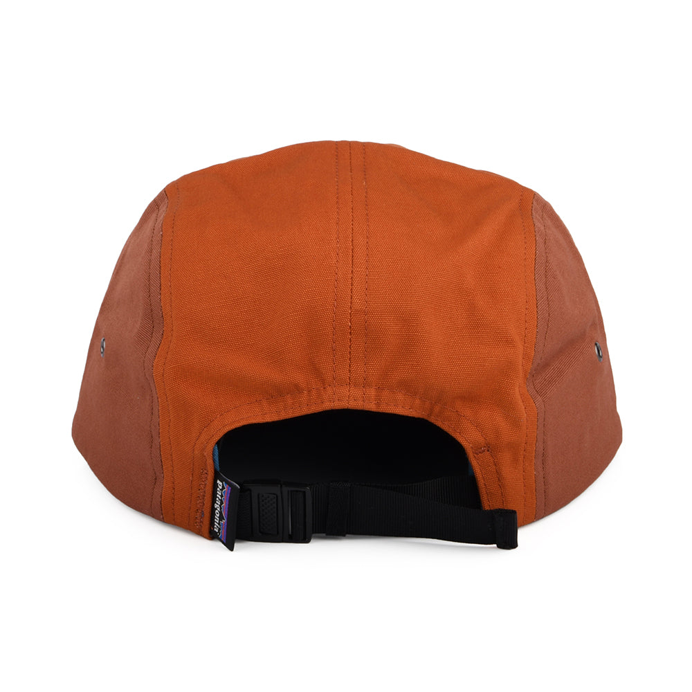 Casquette 5 Panel en Coton Bio Maclure violet-orange-bleu PATAGONIA