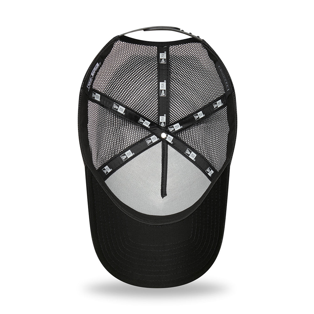 Casquette Trucker 9FORTY Le Louvre AOP A-Frame Jan Frans van Dael noir NEW ERA