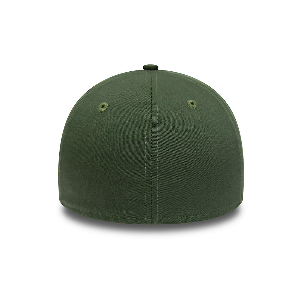 Casquette 39THIRTY MLB League Essential New York Yankees olive sur olive NEW ERA