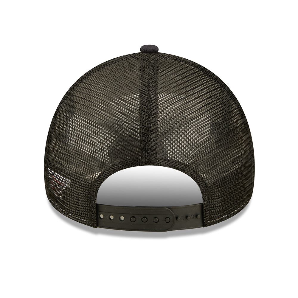 Casquette Trucker 9FORTY US State Wordmark New York noir-blanc NEW ERA