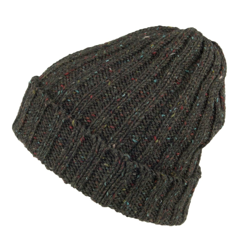 Bonnet à Revers en Laine Kilcarra forêt HIGHLAND 2000
