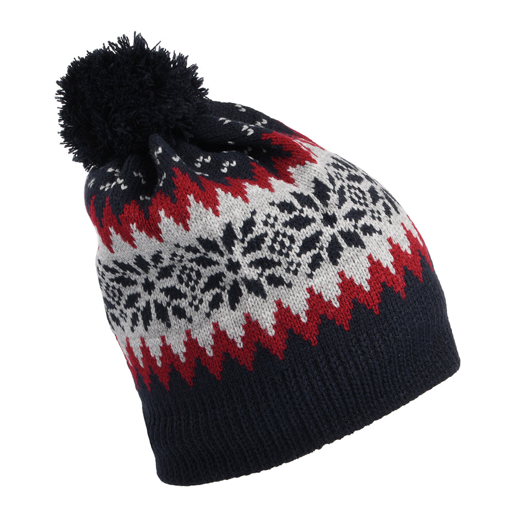 Bonnet à Pompon Hiver Aspen bleu marine JAXON & JAMES