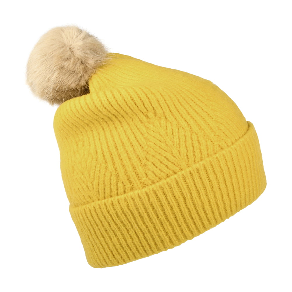 Bonnet à Pompon Thurley moutarde JOULES