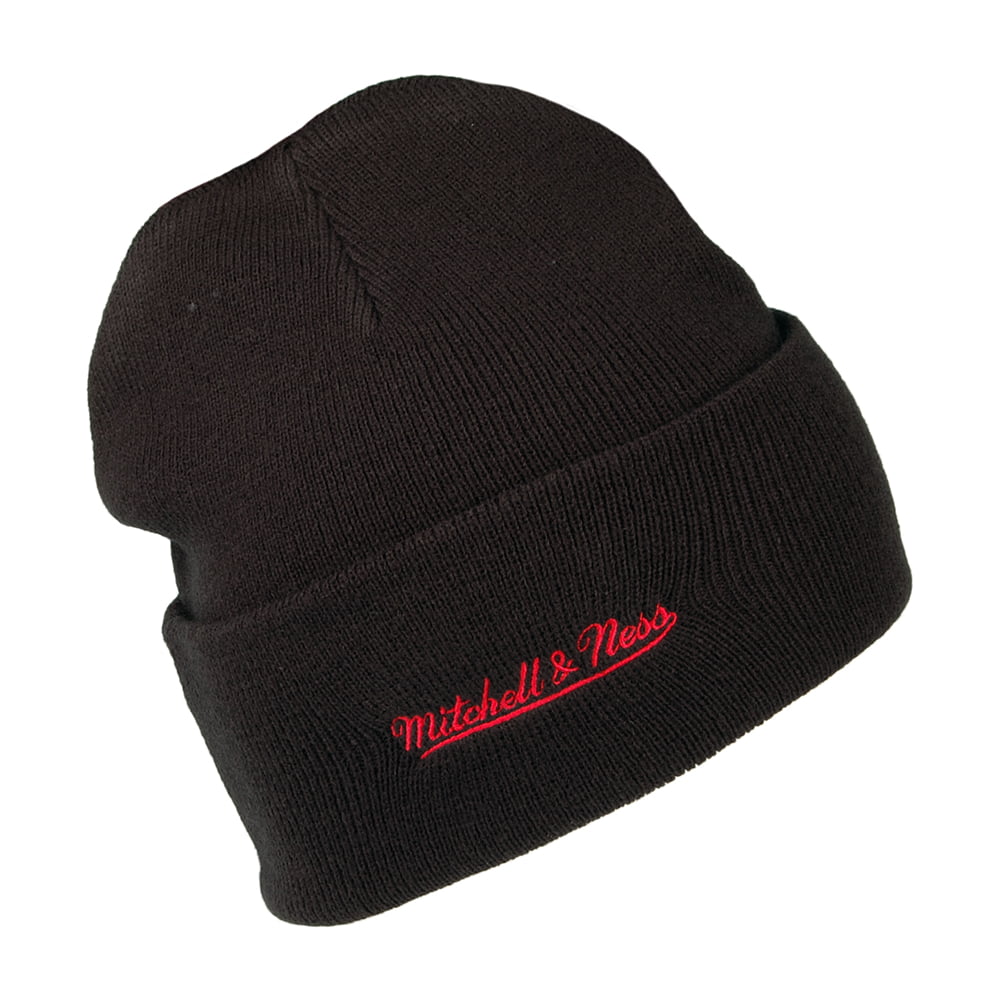 Bonnet NBA Team Logo Cuff Knit Chicago Bulls noir MITCHELL & NESS