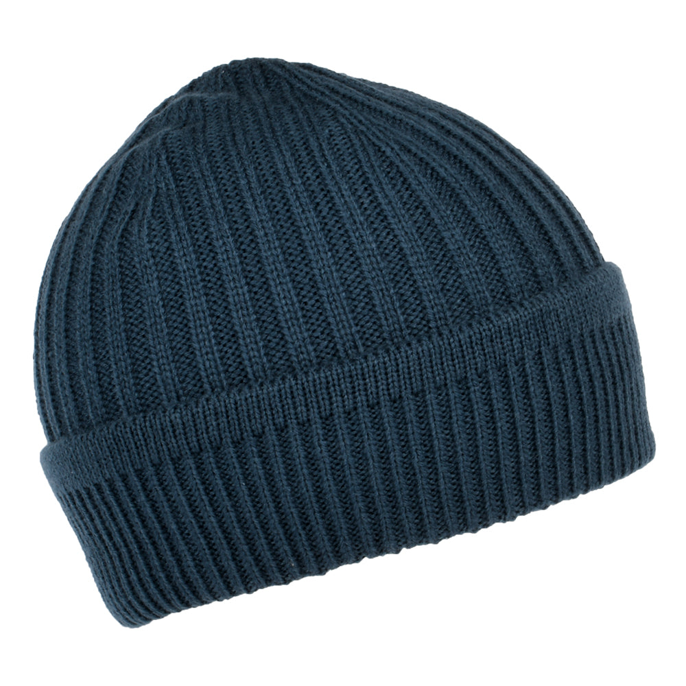 Bonnet Côtelé Solid Rib bleu TIMBERLAND