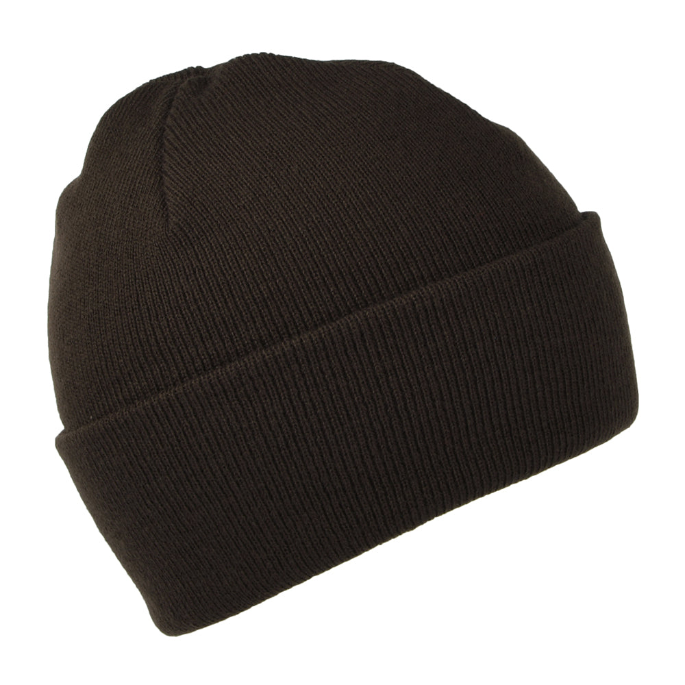 Bonnet à Revers Chase marron foncé CARHARTT WIP