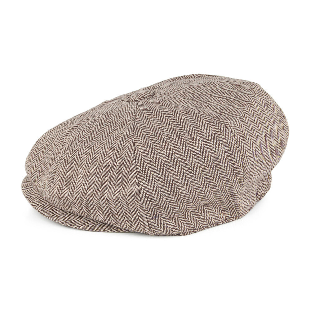 Casquette Gavroche Enfant à Chevrons marron JAXON & JAMES