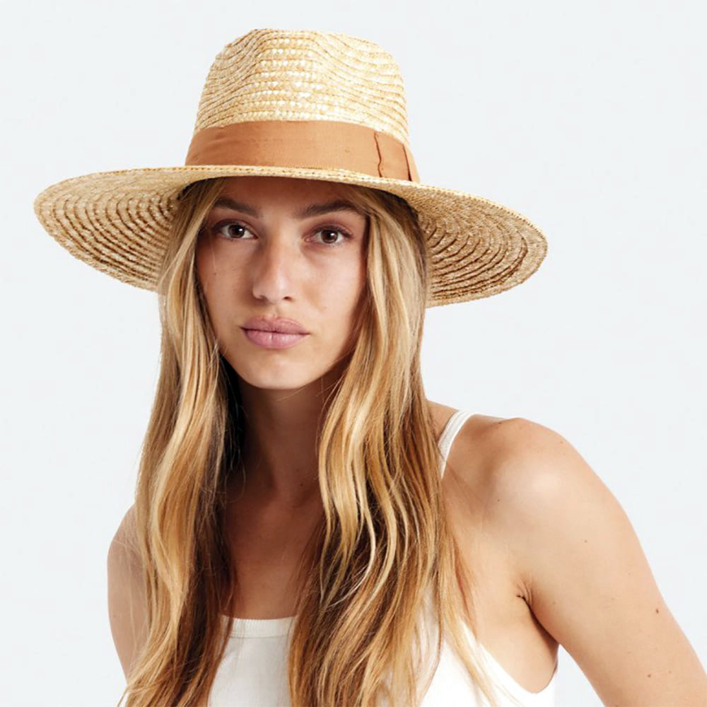 Chapeau Été en Paille Joanna naturel-beige sable BRIXTON