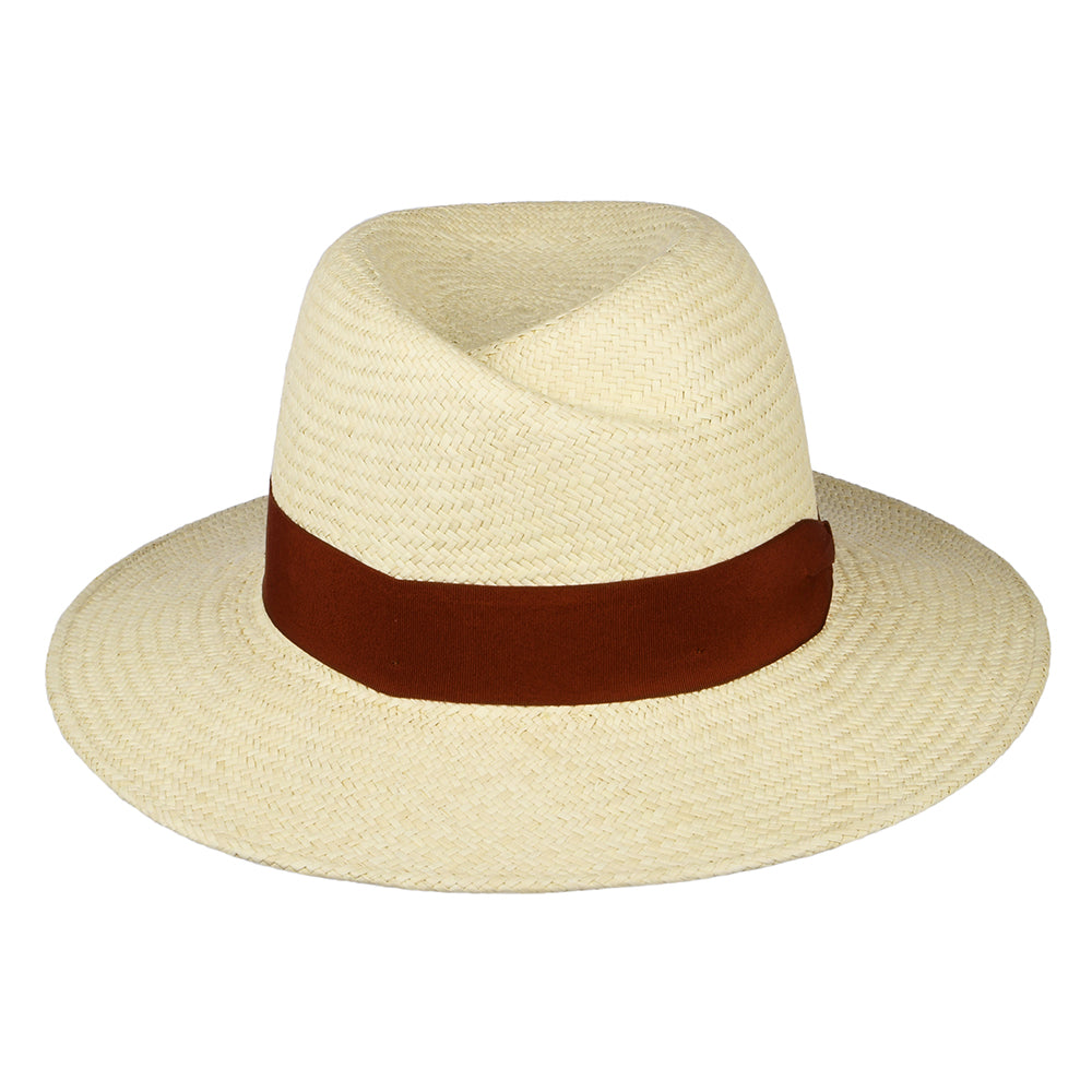Chapeau Fedora Panama Florence naturel-rouille FAILSWORTH