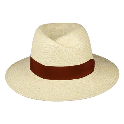 Chapeau Fedora Panama Florence naturel-rouille FAILSWORTH