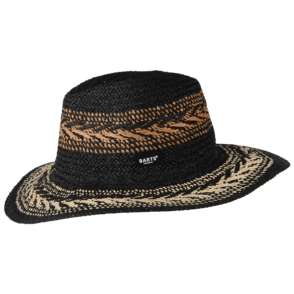 Chapeau Fedora Été Caledona noir BARTS