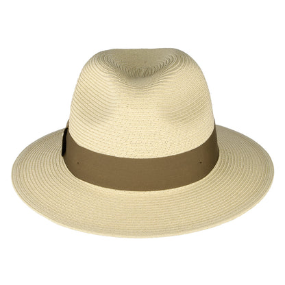 Chapeau Fedora en Paille Toyo Sienna naturel-marron FAILSWORTH
