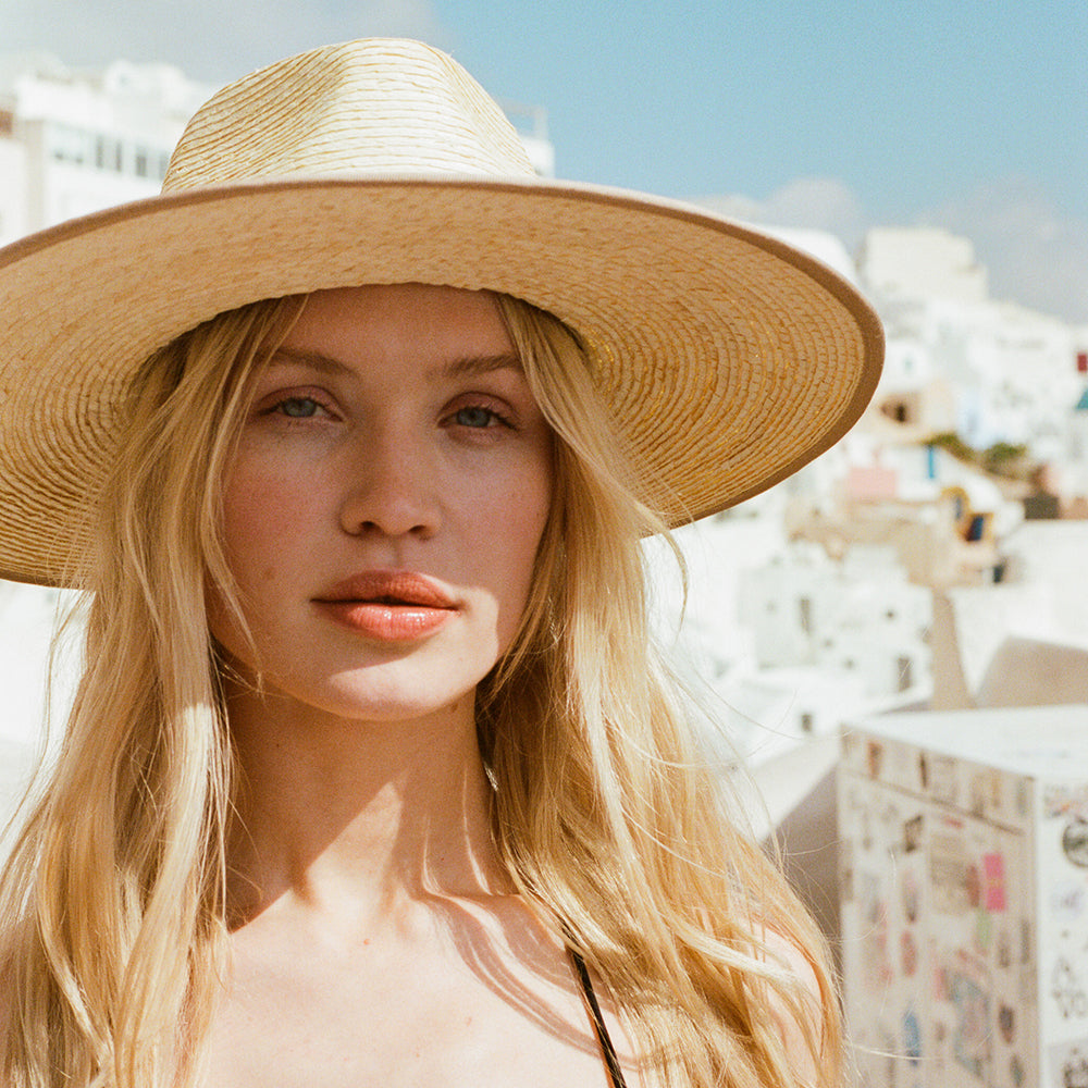 Chapeau de Cowboy en Paille Jo Rancher naturel-beige sable BRIXTON