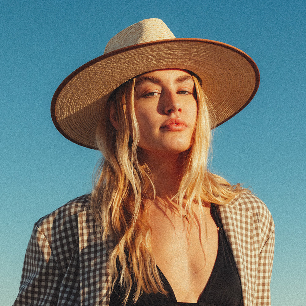 Chapeau de Cowboy en Paille Jo Rancher naturel-beige sable BRIXTON