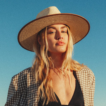 Chapeau de Cowboy en Paille Jo Rancher naturel-beige sable BRIXTON