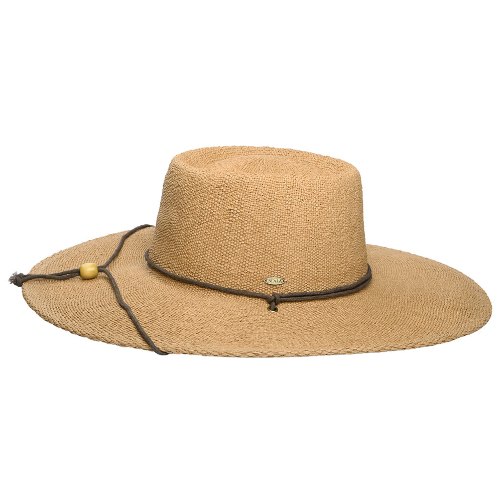 Chapeau Gaucho en Paille Toyo Shondo thé SCALA