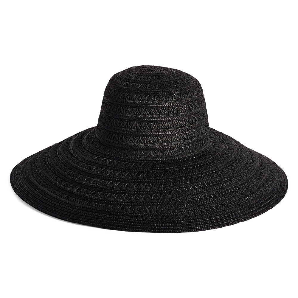 Chapeau Été à Bord Large Rousham noir FAILSWORTH