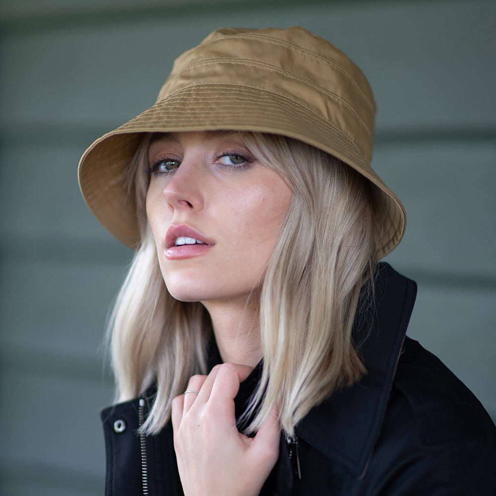 Chapeau de Pluie en Nylon Maggie khaki SCALA