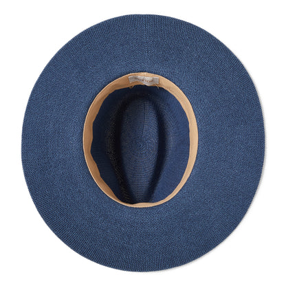 Chapeau Fedora Tricot Pliable Lyons bleu foncé BRIXTON
