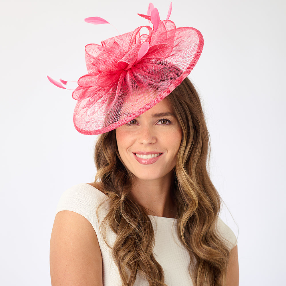 Chapeau Bibi Disque Ginny corail FAILSWORTH