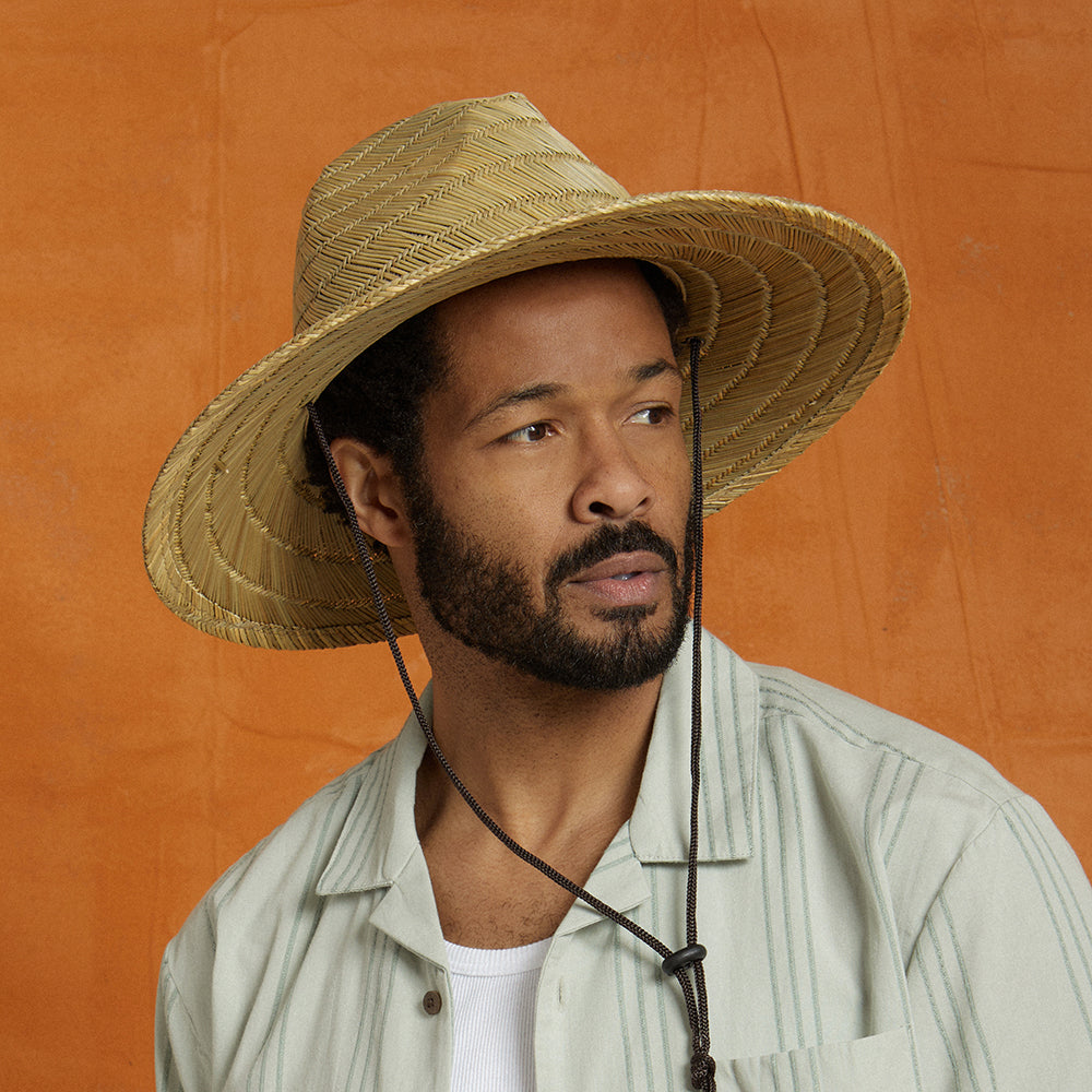 Chapeau Lifeguard en Paille Messer beige sable BRIXTON