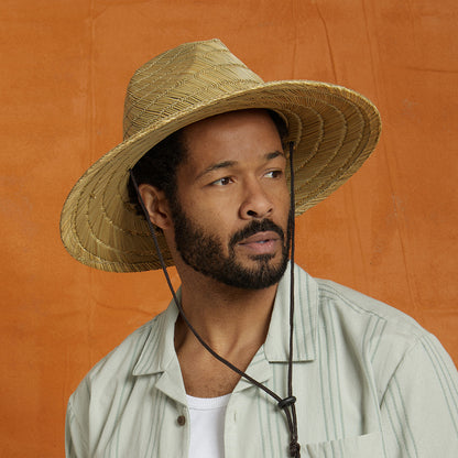 Chapeau Lifeguard en Paille Messer beige sable BRIXTON