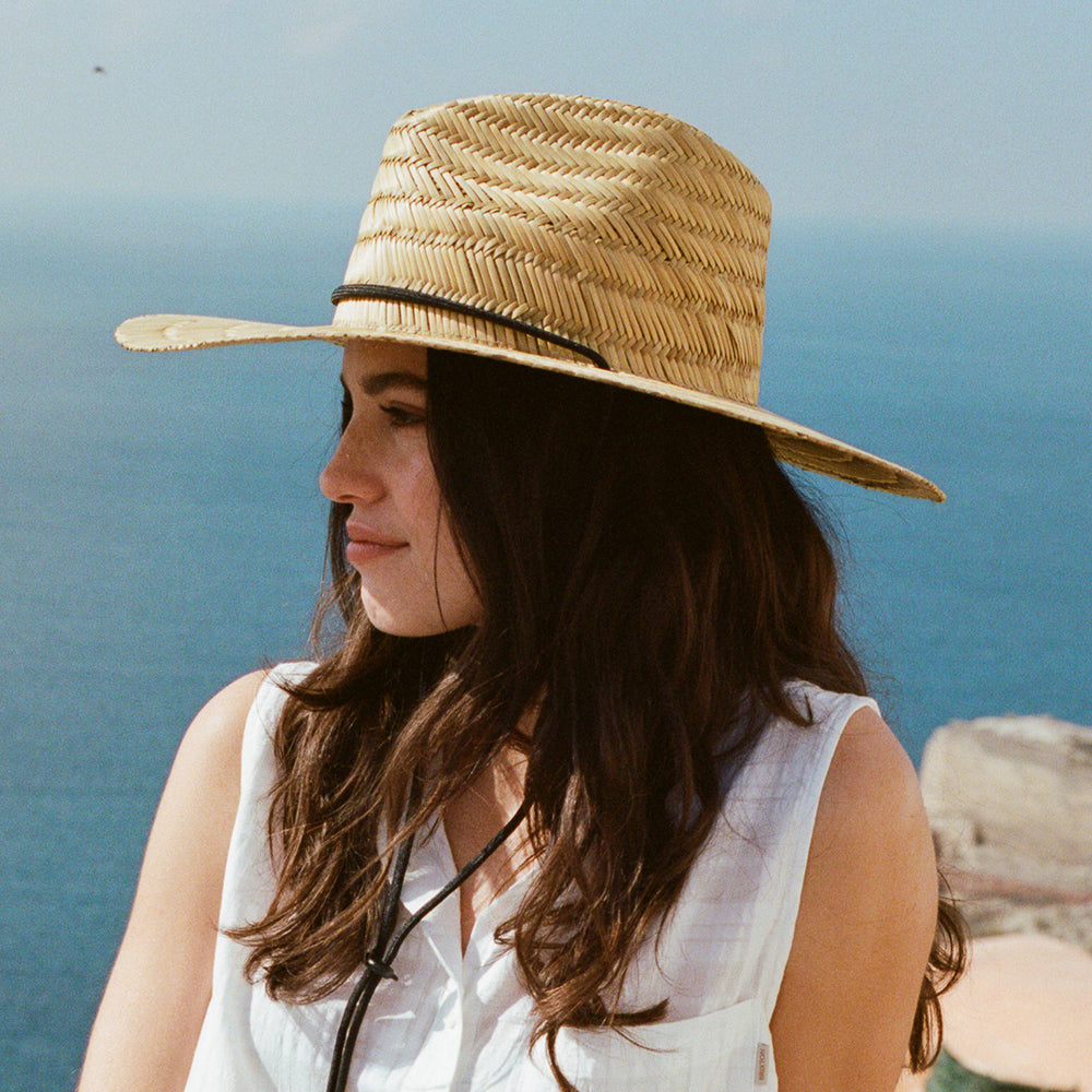 Chapeau Lifeguard en Paille Messer beige sable BRIXTON