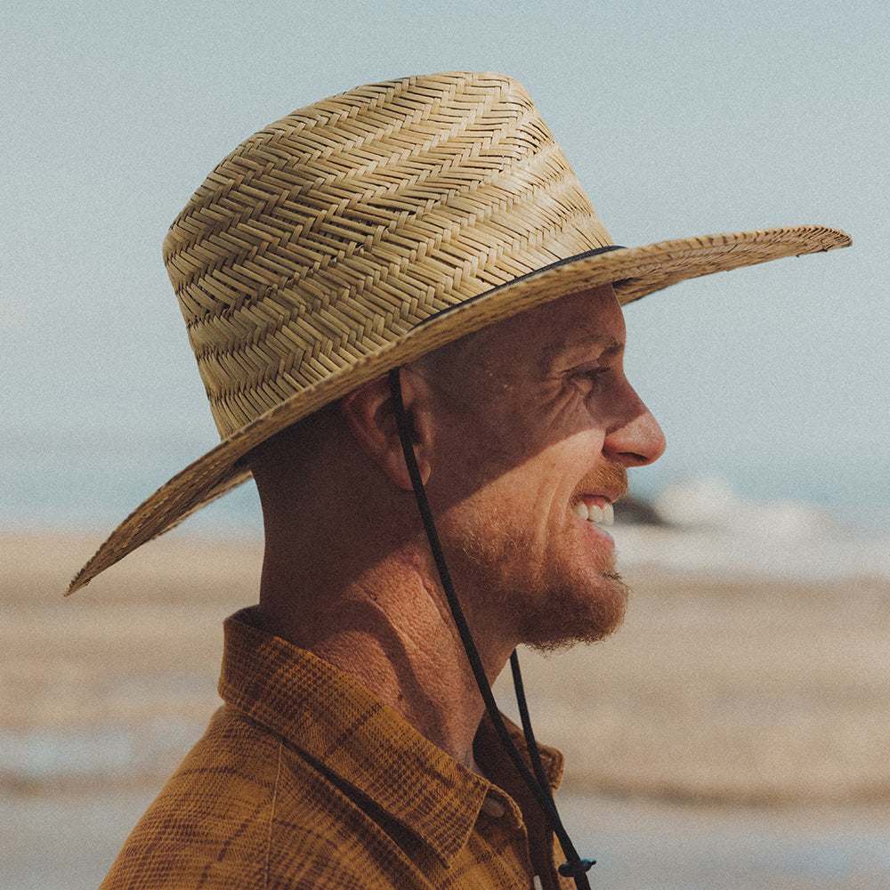 Chapeau Lifeguard en Paille Messer beige sable BRIXTON