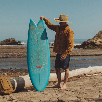 Chapeau Lifeguard en Paille Messer beige sable BRIXTON