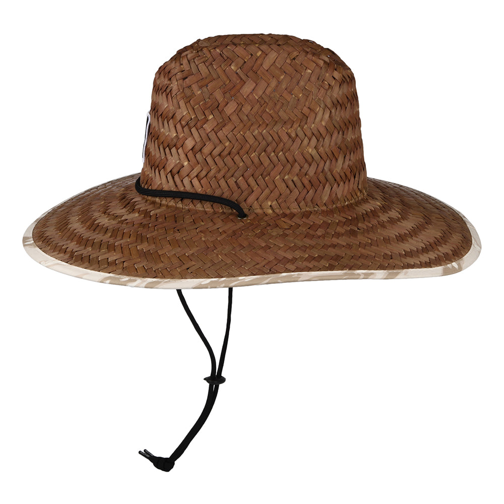 Chapeau Lifeguard en Paille Alpha Square toffee-blanc cassé BRIXTON